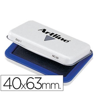 Tampon artline nº00 azul 40x63 mm